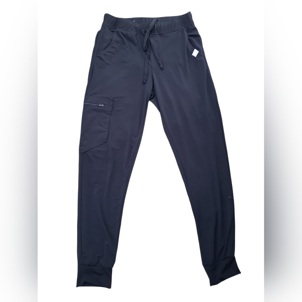 Luxe Super Soft Black Scrub Pants with Pocket Detail